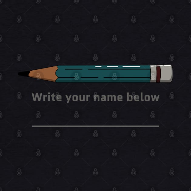 write your name below by maricetak